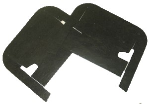 1963-1966 Corvette A-Arm Dust Cover - Pair with Staples