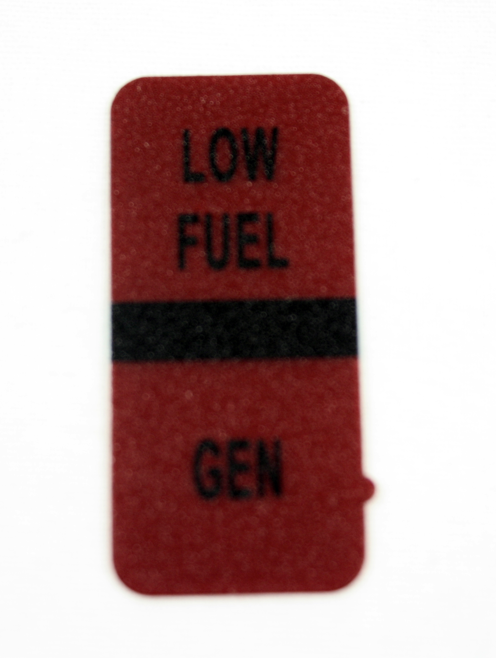 1977-1979 Corvette Low Fuel & Generator Warning Lens