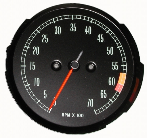 1965-1967 Corvette Rebuilt Speedometer & Tach Assembly with Exchange  (6000 Redline)