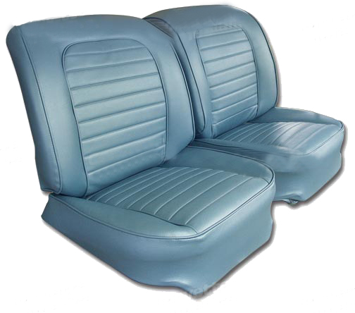 1959 Corvette Vinyl Seat Cover Set (Frost Blue)