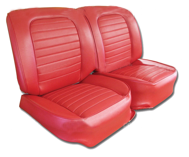 1959 Corvette Vinyl Seat Cover Set (Red)
