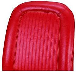 1963 Corvette Leather Seat Cover Set (Red)