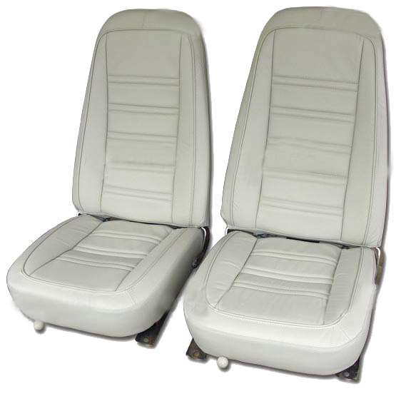 1978 Corvette Leather Seat Cover Set (Oyster)  Exact Reproduction