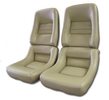 1978-1982 Corvette Mounted Leather/Vinyl Seat Cover   (2 inch Side Panel)