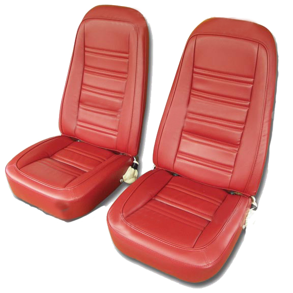 1977-1978 Corvette Leather-Like Cover Set (Red)