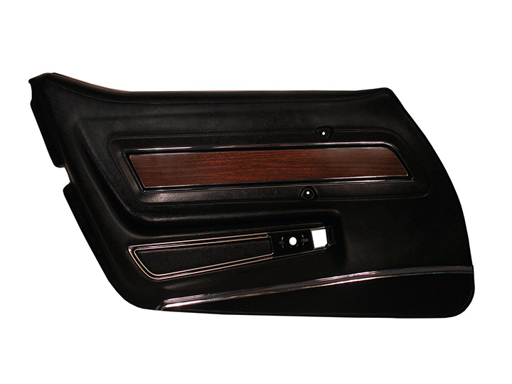1970-1976 Corvette LH Deluxe Door Panel with Trim 