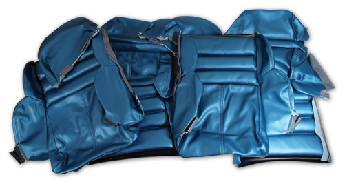 1989 Corvette Leather-Like Sport Cover Set (Blue)