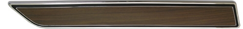 1970-1976 Corvette LH Door Panel Insert Plate (Walnut)