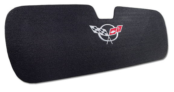 1997-2004 Corvette Convertible Trunk Lid Liner with Embroidered C5 Silver Logo
