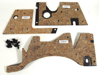 Corvette Firewall Insulation Set with Retainers