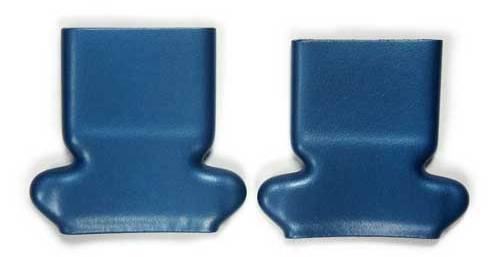 1970-1975 Corvette Seat Belt and Shoulder Harness Web Stop - Pair (Blue)