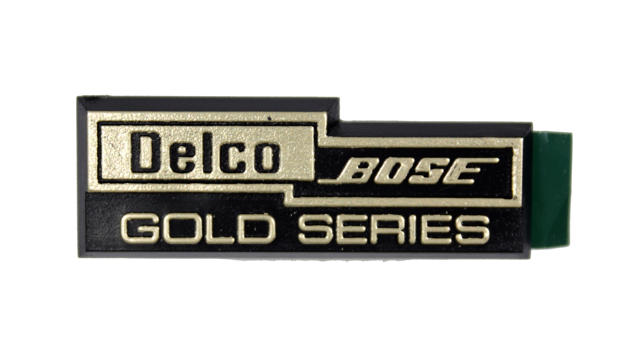 1990-1996 Corvette Speaker Emblem - Delco Bose Gold