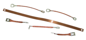 1967 Corvette Ground Strap Set without Side Exhaust (6 Pieces)