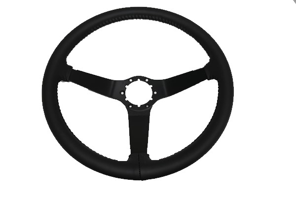 1977-1979 Corvette Rewrapped Steering Wheel  with Painted Spokes