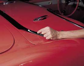 1956-1962 Corvette Hardtop Deck Lid Protector (Black)