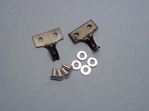 Corvette Jack Spring Mounting Bracket with Rivets - Pair