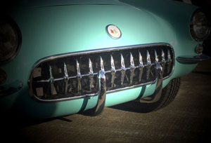1953-1957 Corvette Grille Teeth (Set of 13) with Mounting