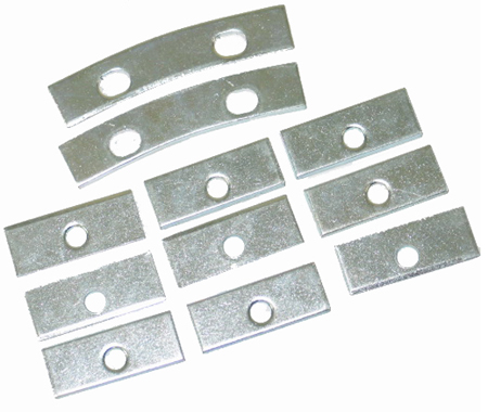 Corvette Grille Oval Mounting Retainer Plate Set (11 Pieces)