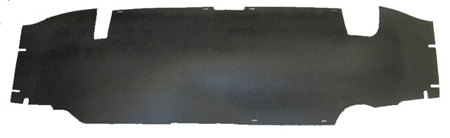 1959-1960 Corvette Molded Trunk Liner with Power Top (Unpainted)