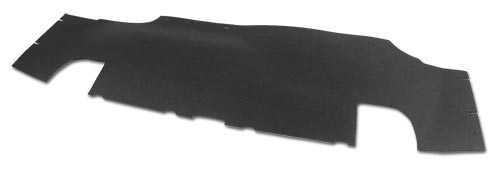 1961-1962 Corvette Molded Trunk Liner with Power Top (Black)
