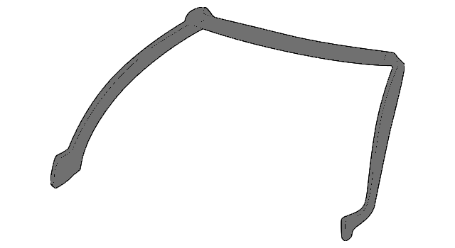 1997-2004 Corvette Roof and Front Window Weatherstrip (Coupe and Convertible)