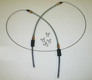 1965-1982 Corvette Rear Parking Brake Cable with Disc Brakes