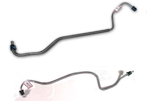 1974-1982 Corvette Master Cylinder Line Set with Power Brakes - to Proportioning Valve - Front and Rear (stainless Ste