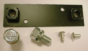 1963-1967 Corvette Power Brakes Booster Mounting Plate with Bolts and Rivets