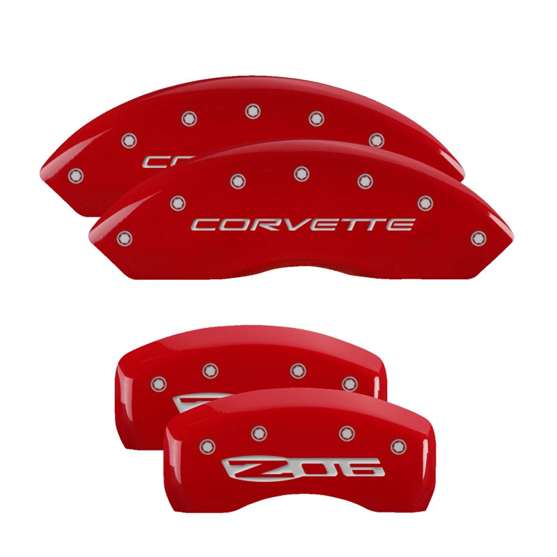 1997-2004 Corvette Caliper Covers with Z06 Logo and CORVETTE text (Set of 4) 