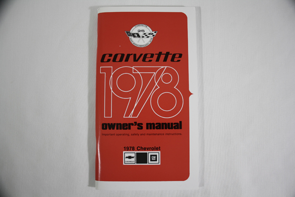 1978 Corvette 1978 Owner's Manual