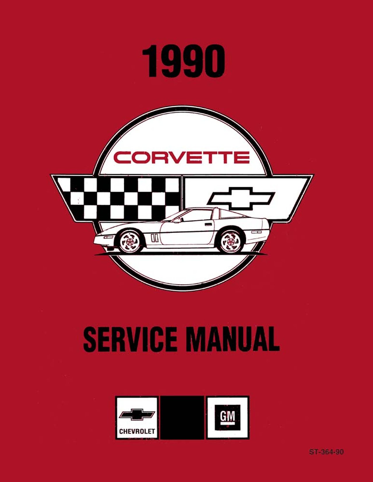 1990 Corvette CORVETTE  SERVICE MANUAL VOL 1&2 1990