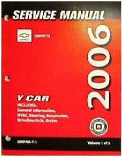 2006 Corvette 2006 Service Manual