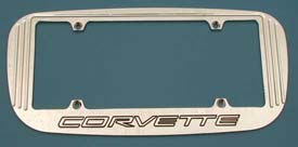 1997-2004 Corvette Front License Frame with corvette 97-03