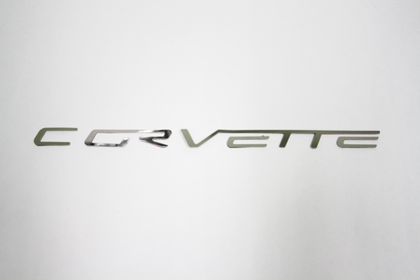 2005-2012 Corvette C6 Rear Letters Stainless Steel 05-07