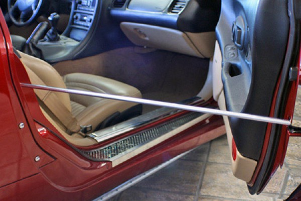 1997-2004 Corvette C5 DOOR PROP ROD WILL SHOW OFF YOUR INTERIOR WITHOUT FEAR OF A DOOR BANGING INTO A CLOSE NEIGHBOR