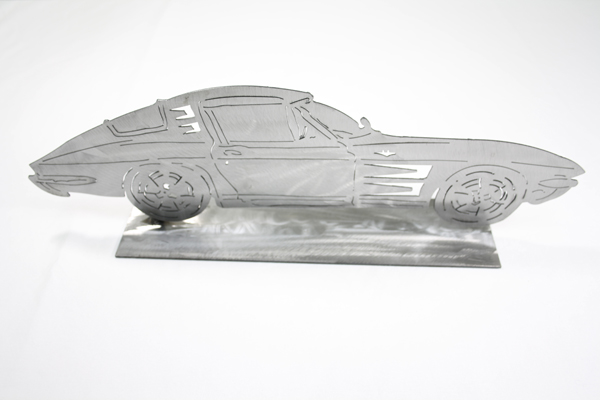 1963 Corvette Car Art 1963 Corvette Metal Sculpture