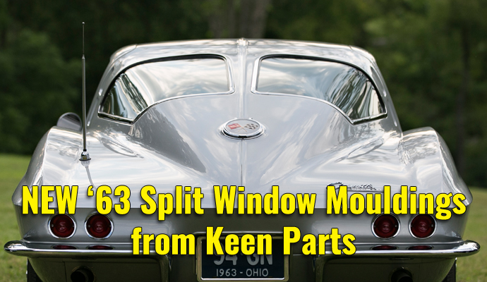 NOW AVAILABLE! 1963 Split Window Corvette Coupe Mouldings-from Keen Parts