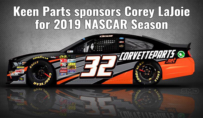 Corey LaJoie joins the Keen Parts Racing Family in 2019
