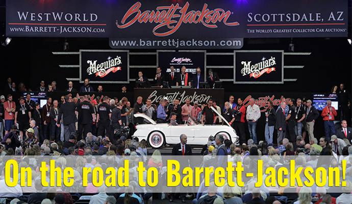 Keen Parts on the road at the Barrett-Jackson Scottsdale Auction