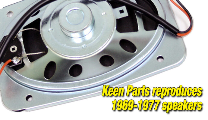 Keen Parts is music to your ears – New Correct 1969 – 1977 Corvette Speakers
