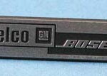 C4 Corvette Delco Bose Speaker Emblem