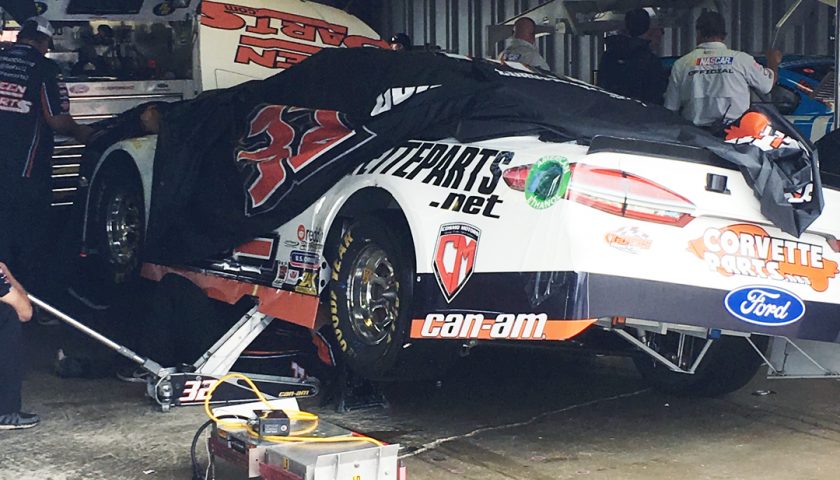 Number 32 in the garage