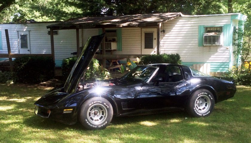 The Turners 1981 Corvette at their Camp