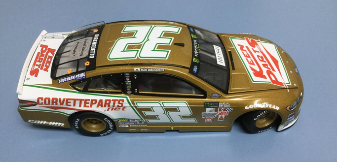 NASCAR Go Fas Racing Matt DiBenedetto Darlington Throwback Die