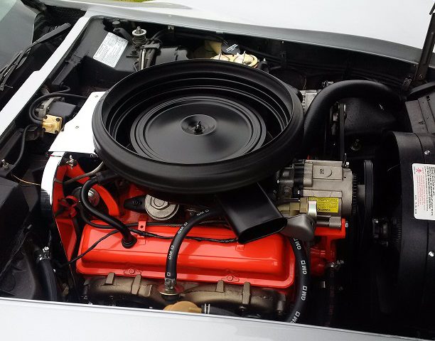 restored engine comparrtment