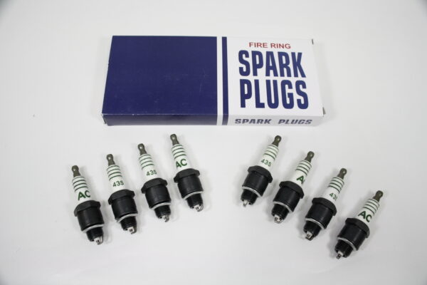 1956-1968 Corvette #43S Spark Plug with Green Ring (set of 8)