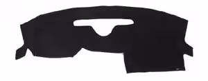 2005-2013 Corvette THIS BLACK DASH MAT WITHOUT HEADS UP DISPLAY AND WITHOUT ANY LOGO PROTECTS YOUR DASH FROM THE SUN. IT ELIMINATES SUN GLARE AND HAS FELT BOUND EDGES AND VELCRO INSTALLATION.