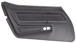 1969-1969 Corvette LH Door Panel without Trim (Gunmetal)