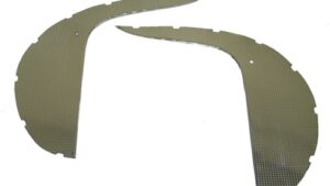 1960-1960 Corvette Kick Panel Sheet Metal Inserts - Pair