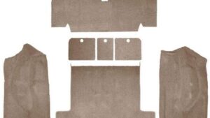 1973-1973 Corvette Dark Saddle Cargo Mat 80/20 Loop without Logo 1 Piece